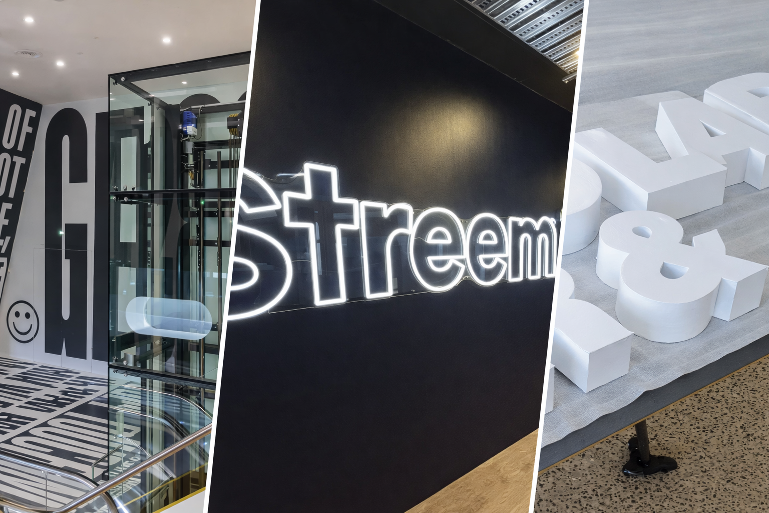 Custom Signage Sydney website case study designed by Cloud Web Design Sydney featuring illuminated signage and 3D letter signage