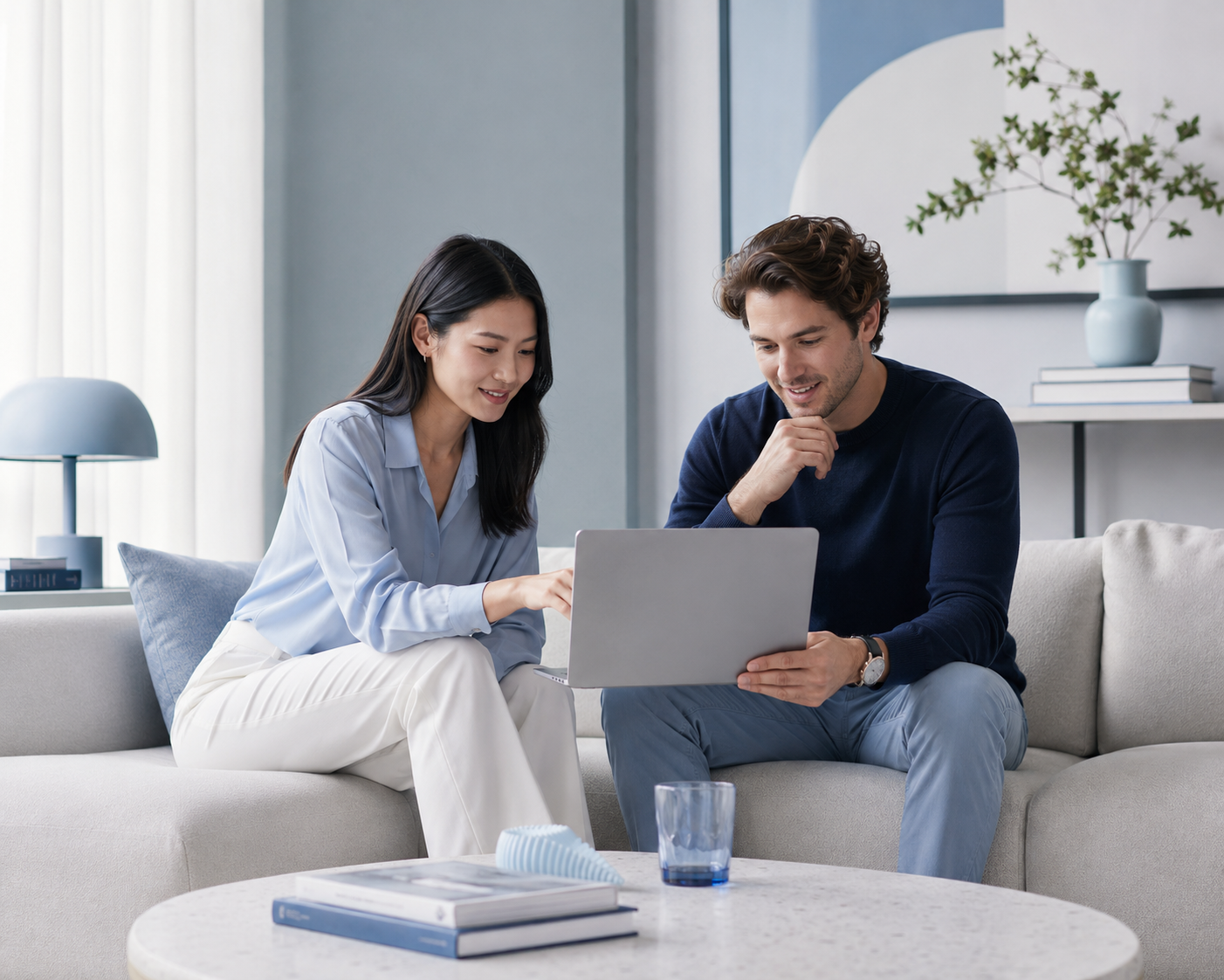 Sydney CBD business owners discussing a website design project with Cloud Web Design Sydney