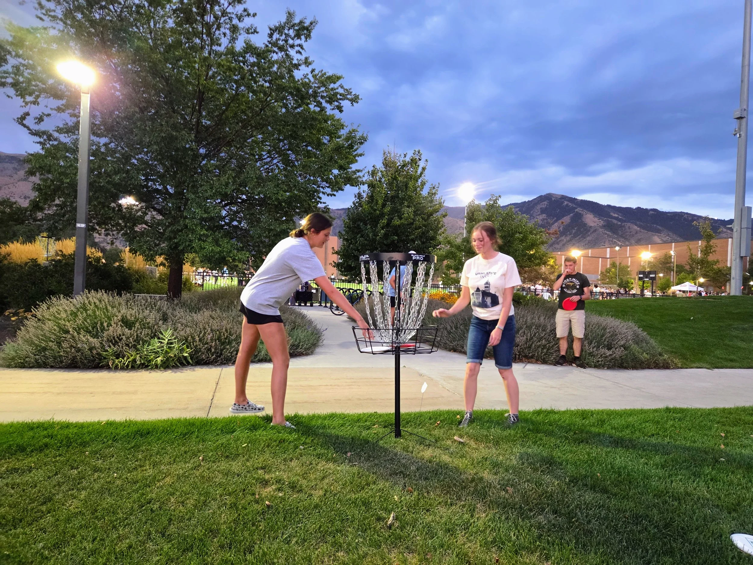 Students at USU activity