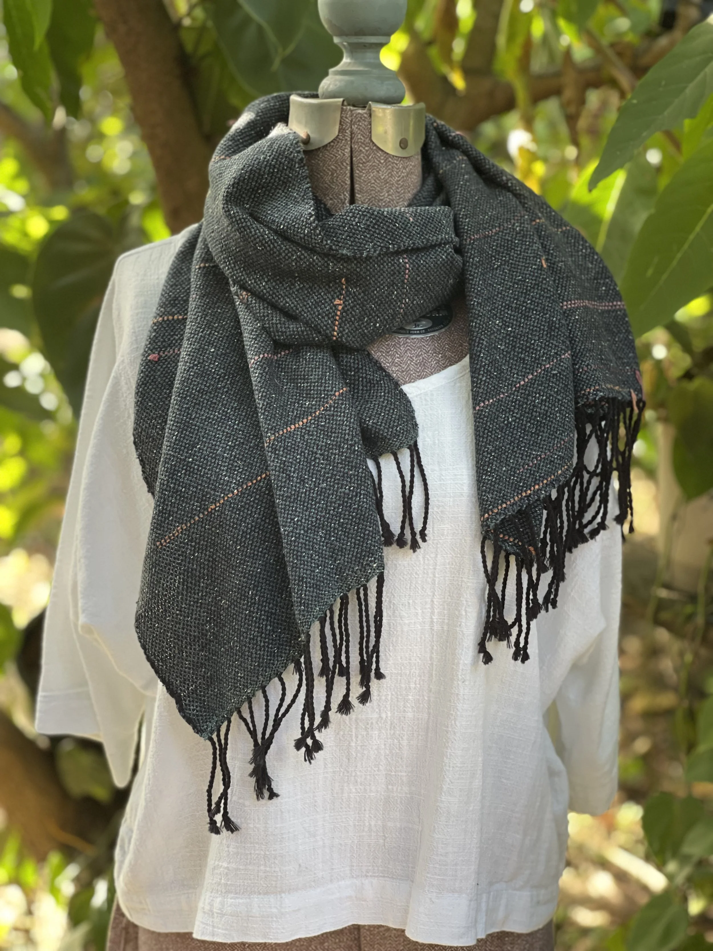 Wide scarf - Simply Teal