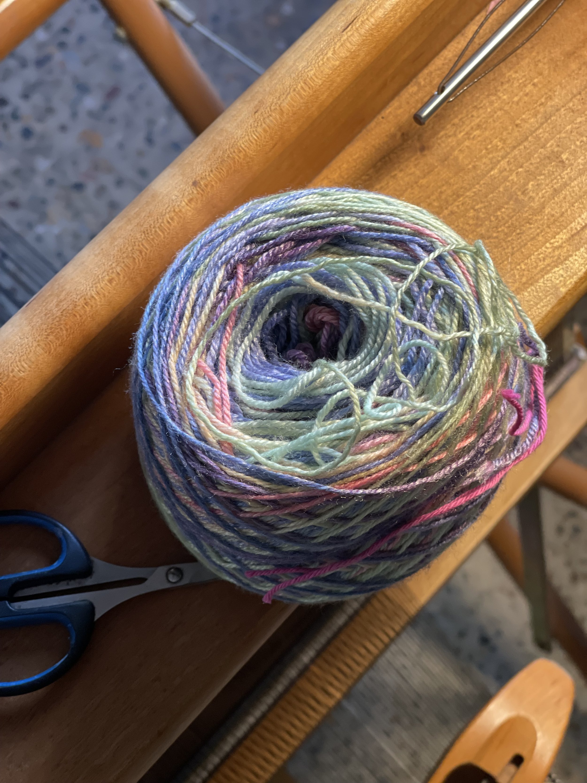 Magic Stripe merino yarn