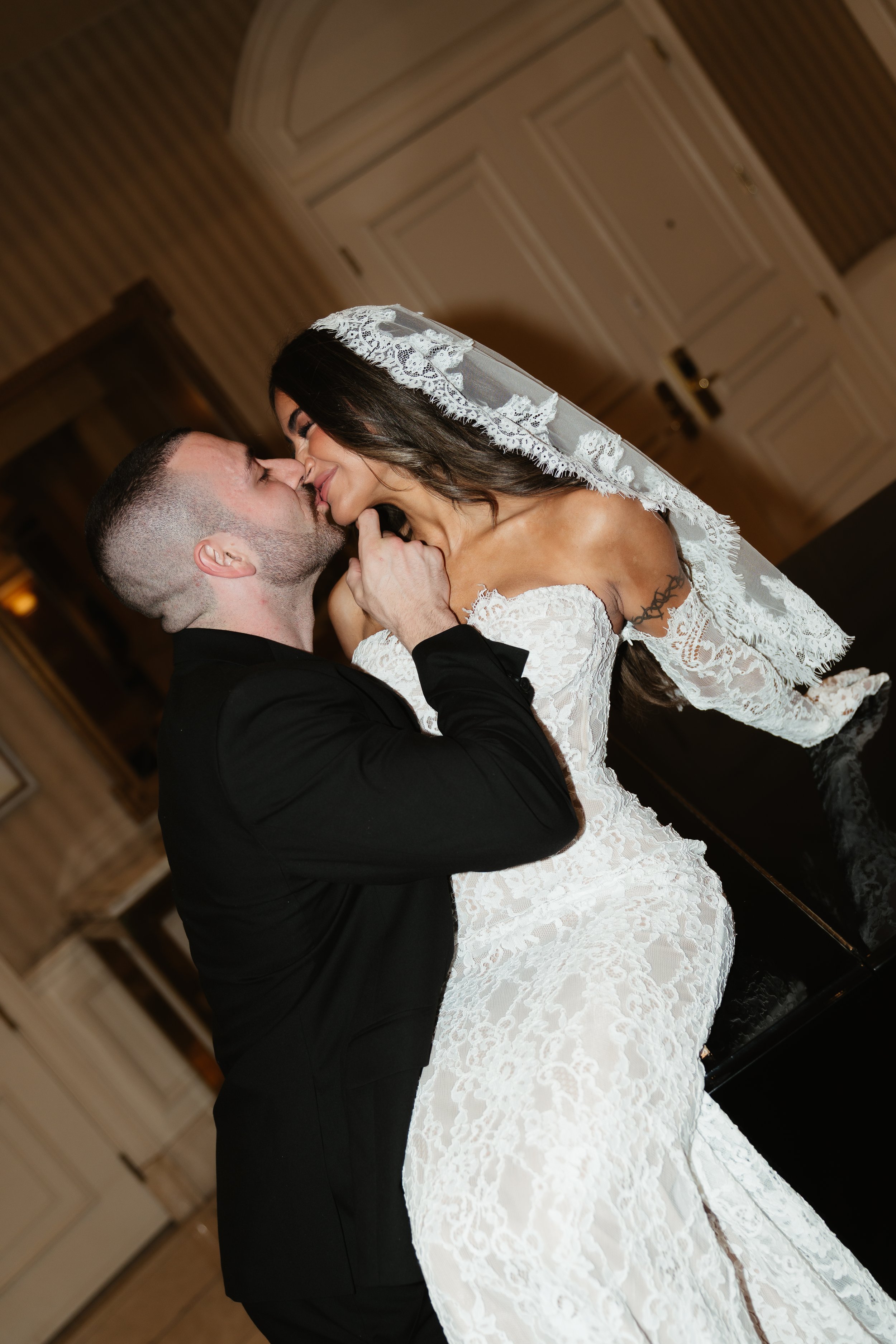 Caesars Palace to Little White Wedding Chapel Elopement | Las Vegas Wedding Photos