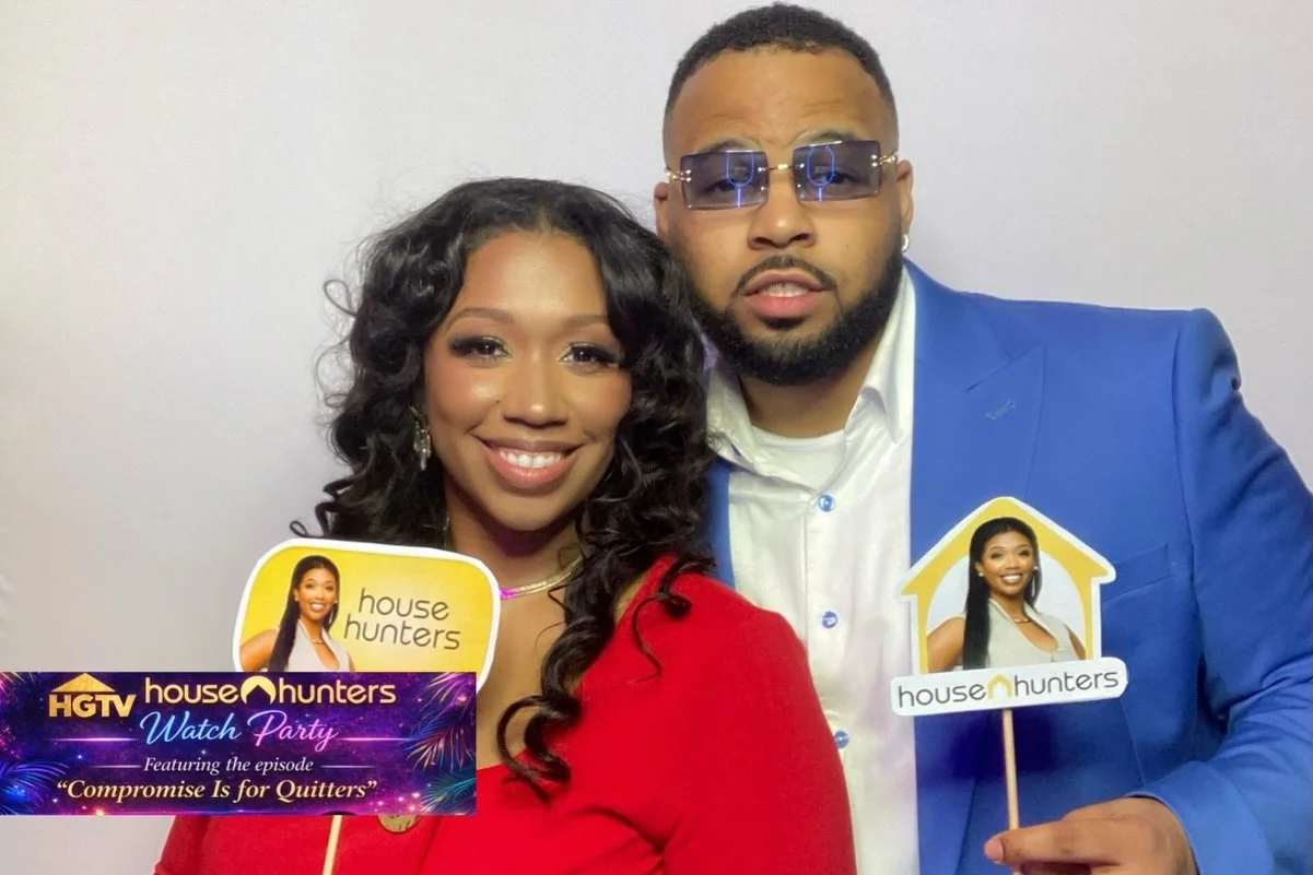 Private events? We&rsquo;ve got you covered! Thank you to @devithecloser for booking VLP for your HGTV Watch Party! We are here to make any moment special with our high quality Photo Booth experience 🌟 #dallasvendor #photobooth #dallaseventplanner