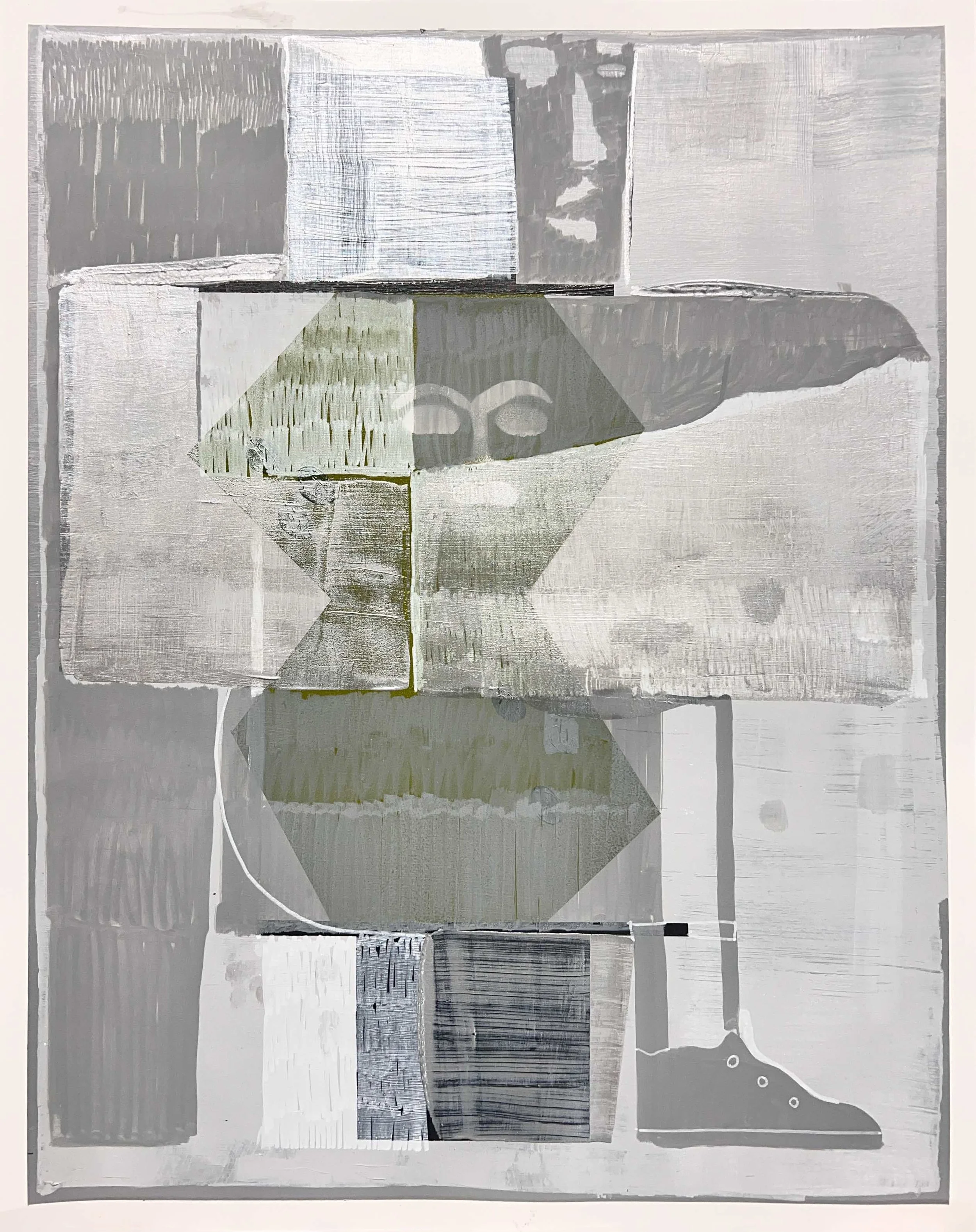 XRAY , 2025 
Acrylic on Bristol paper
 
22 x 19 in