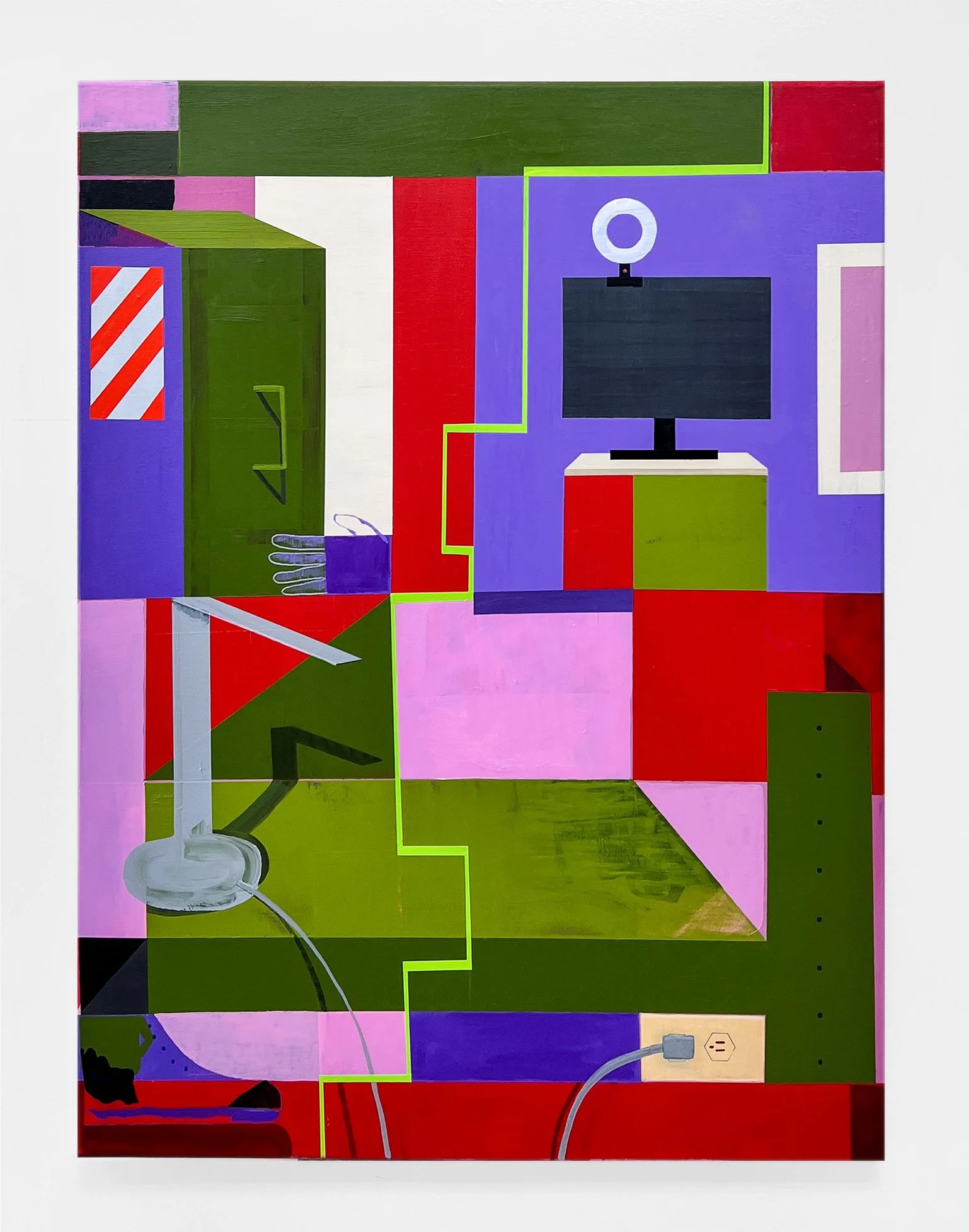  Feature Extraction , 2025 
Acrylic and oil on canvas
 
40 x 30 in