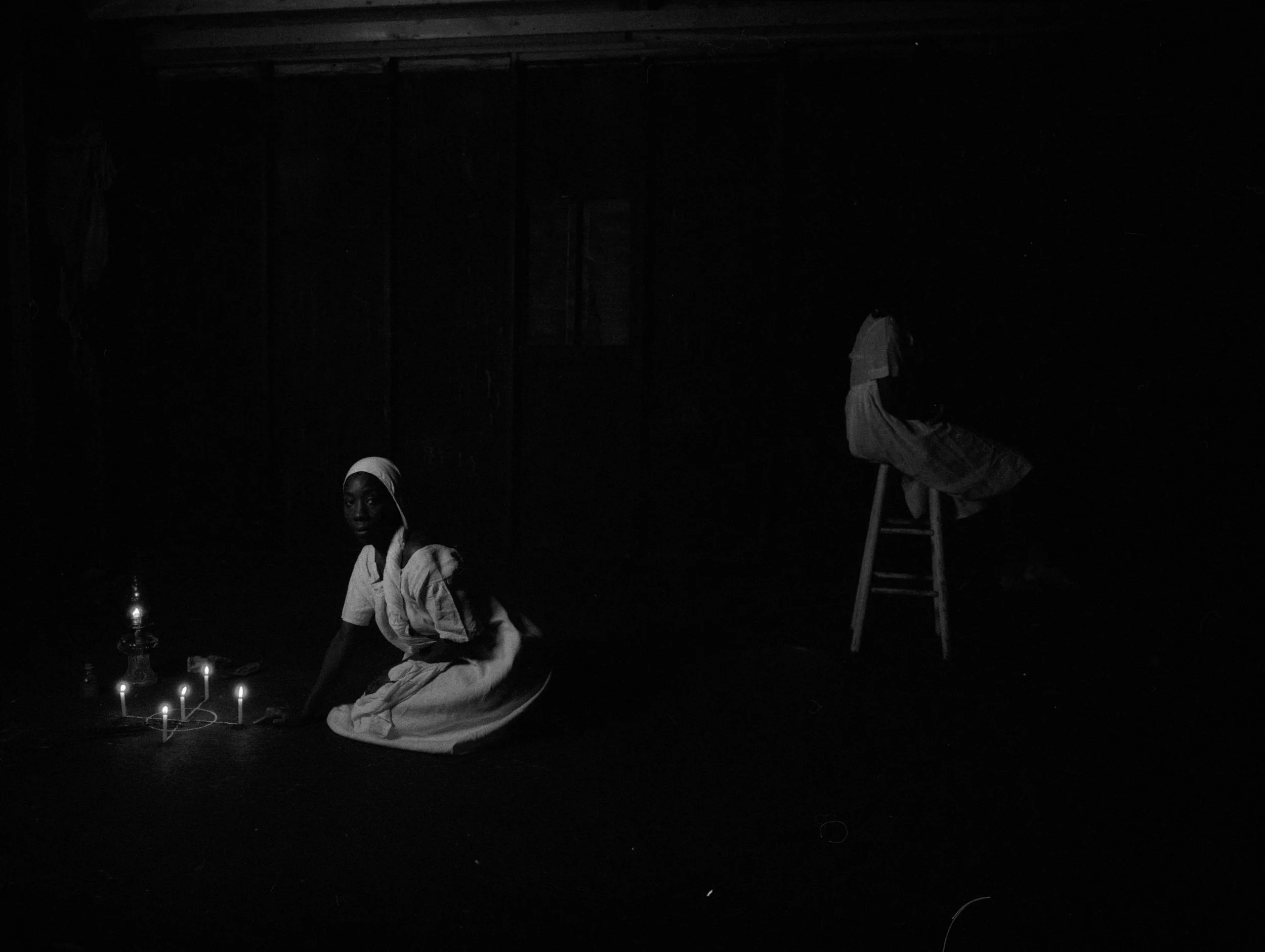  Viewing the Dark Great Grandmother  , 2026 
From the series  The Water Bring We, The Water Wanna Take We Back   