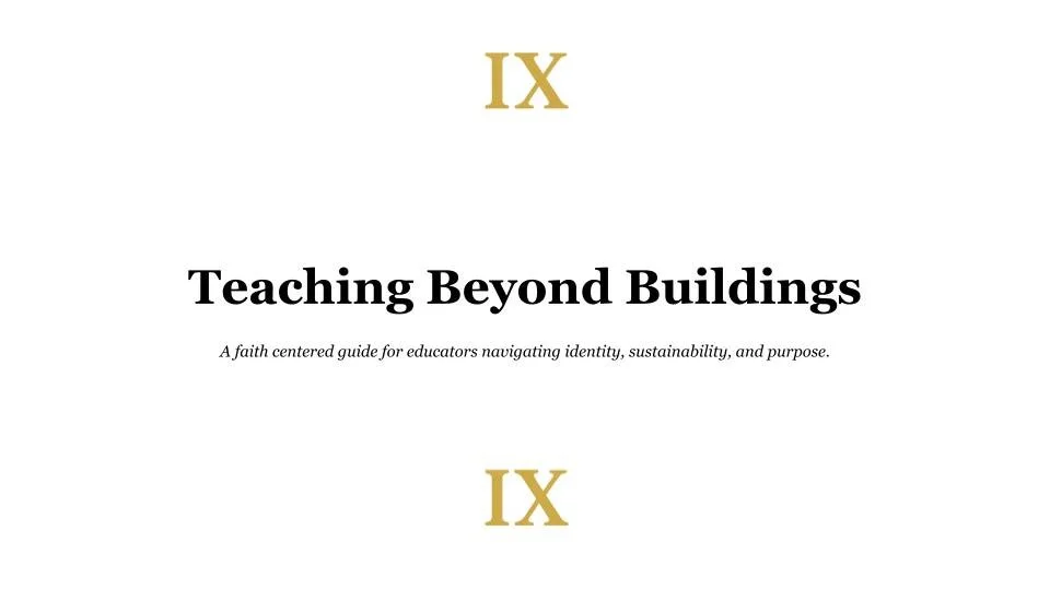Teaching Beyond Buildings