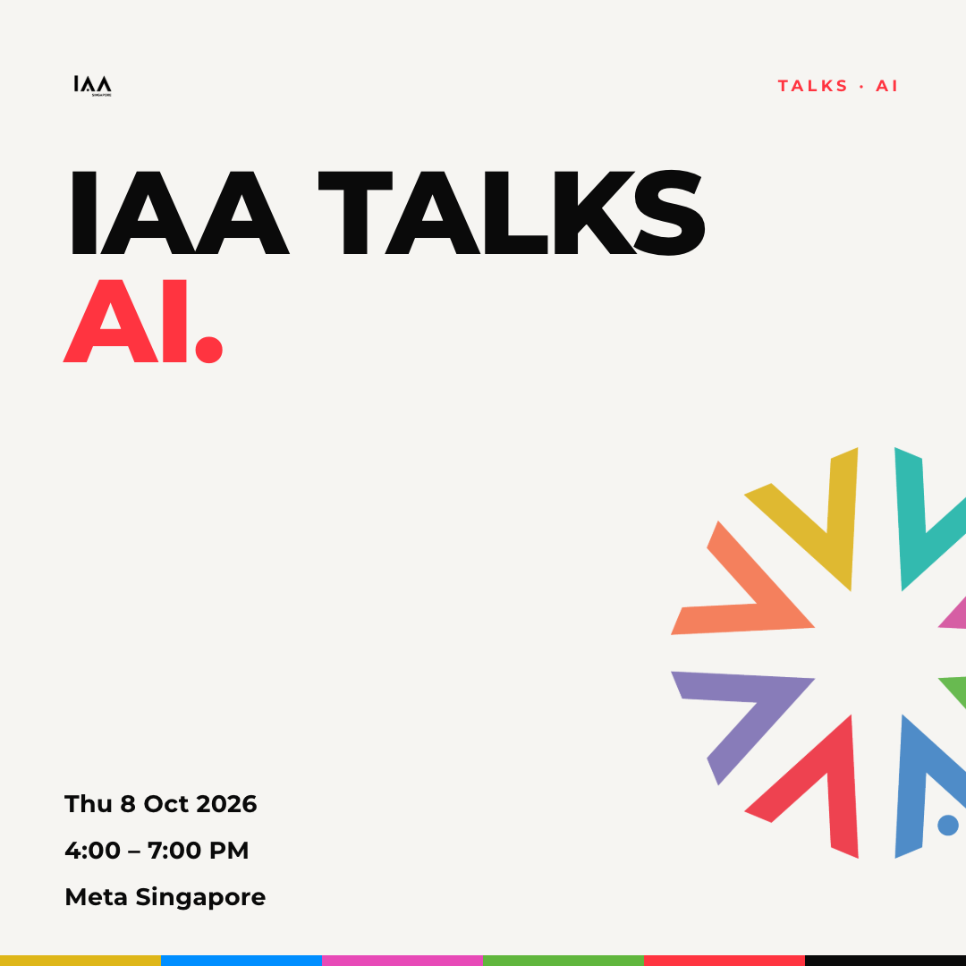 IAA TALKS:AI
8TH OCT 2026
