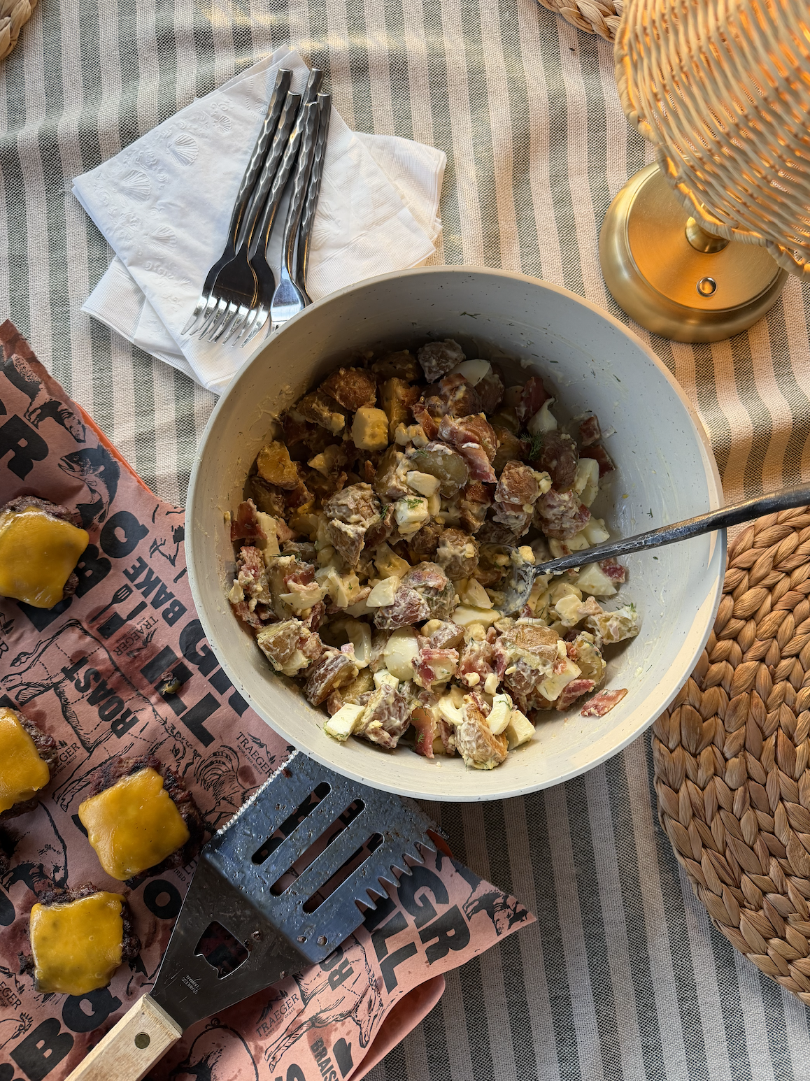 Roasted Potato Salad with Bacon &amp; Dill