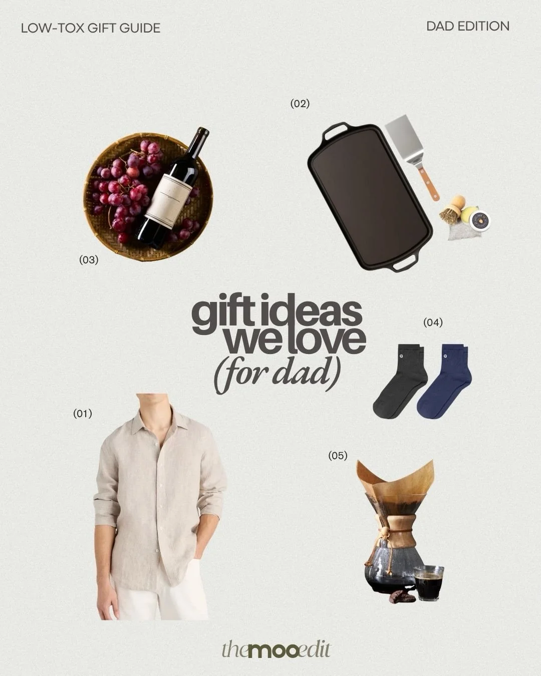 He didn&rsquo;t ask for a low-tox lifestyle. He just really likes how soft the sheets are now.
We put together a gift guide for dad. Low-tox picks he&rsquo;ll genuinely love, even if he doesn&rsquo;t know why yet.
🎁 Link in bio.

Comment DAD to get 