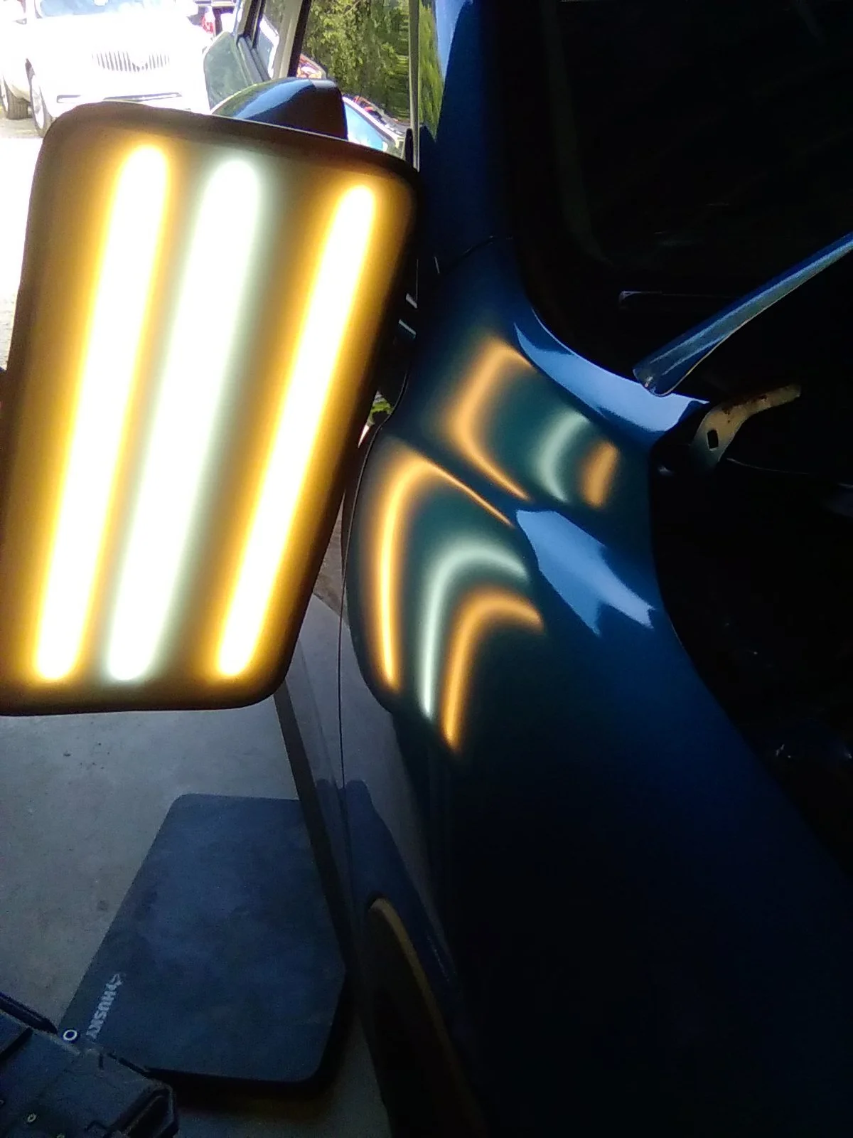 After of PDR on Mazda CX30 right fender