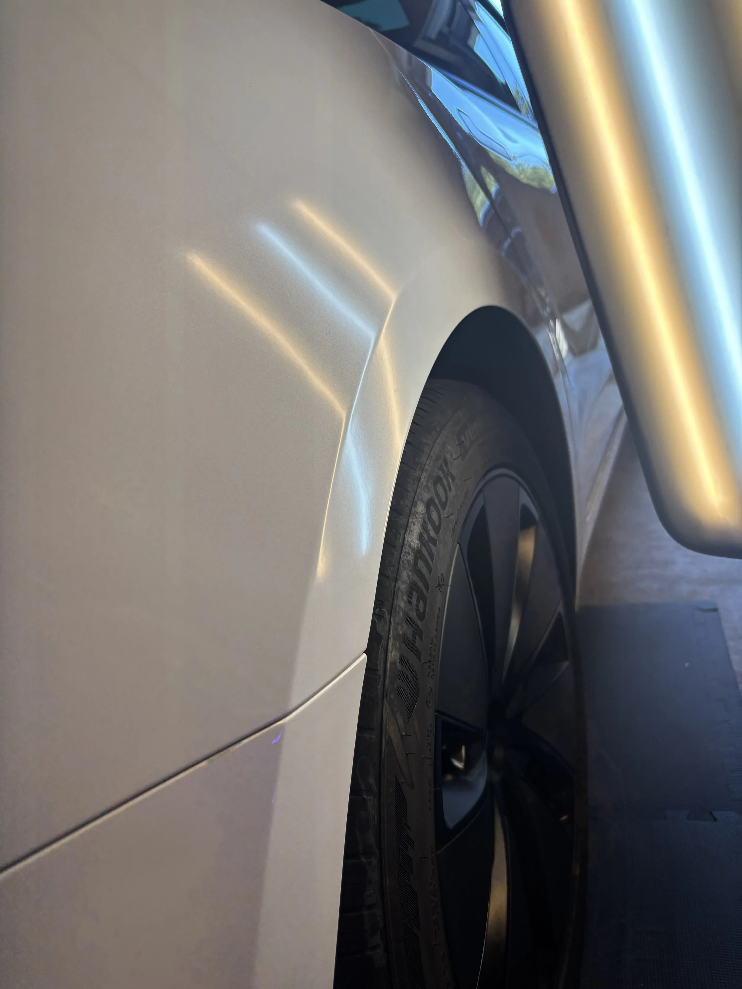 After of PDR on Tesla right quarter panel