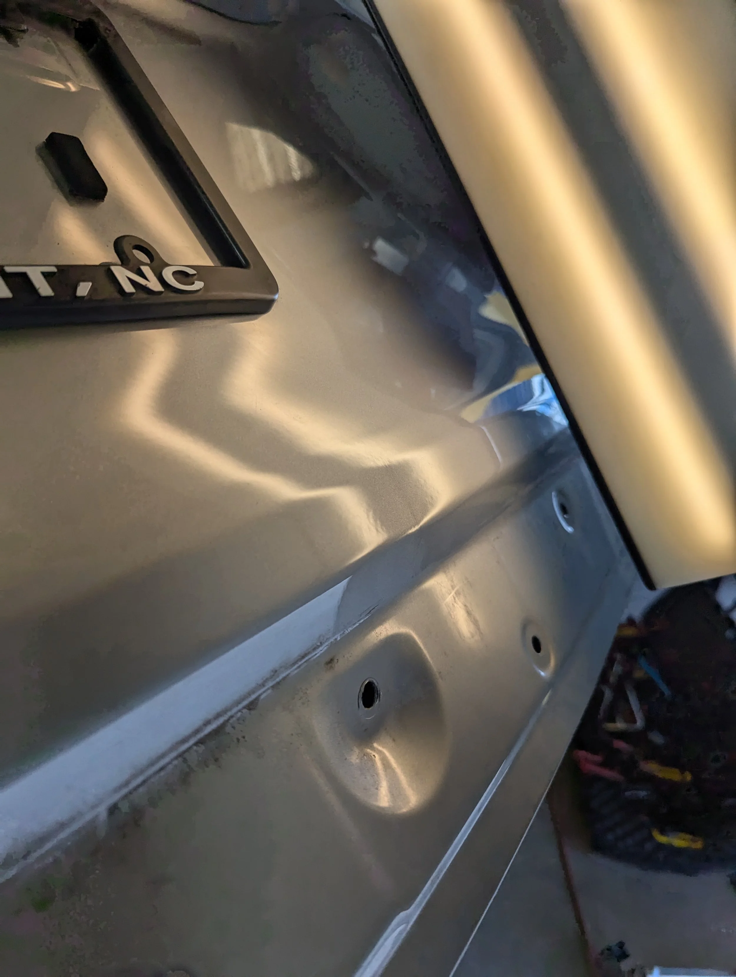 After of PDR on RAV 4 liftgate