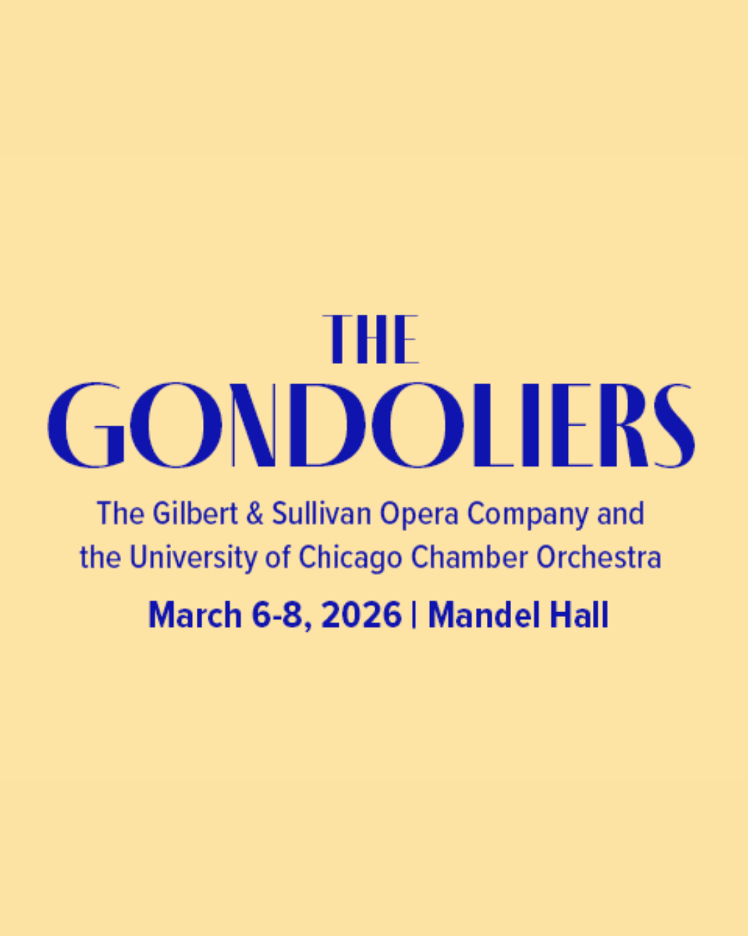 The Gondoliers