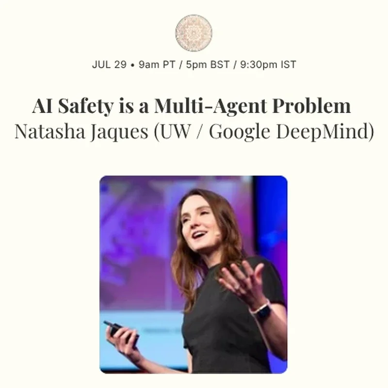 AI Safety is a Multi-Agent Problem with Natasha Jaques
