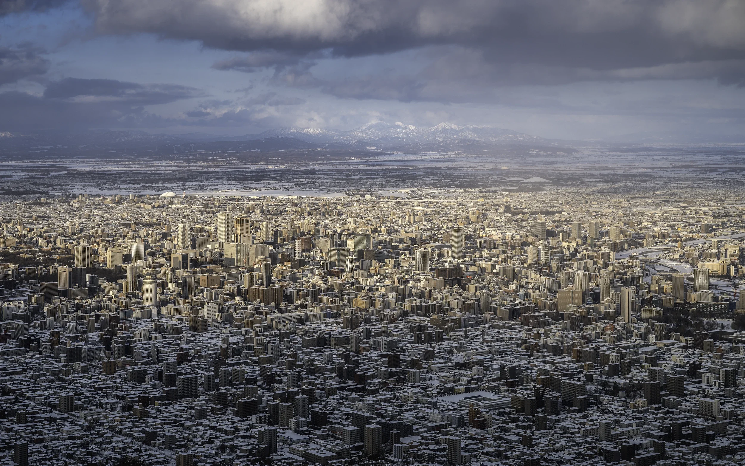 Sapporo Winter Cityscape from Mount Moiwa | Japan