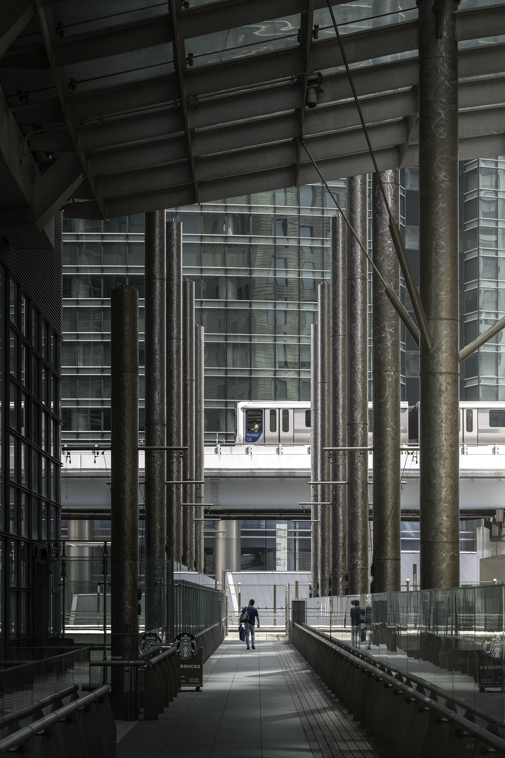 Modern Architecture and Urban Lines in Tokyo, Japan