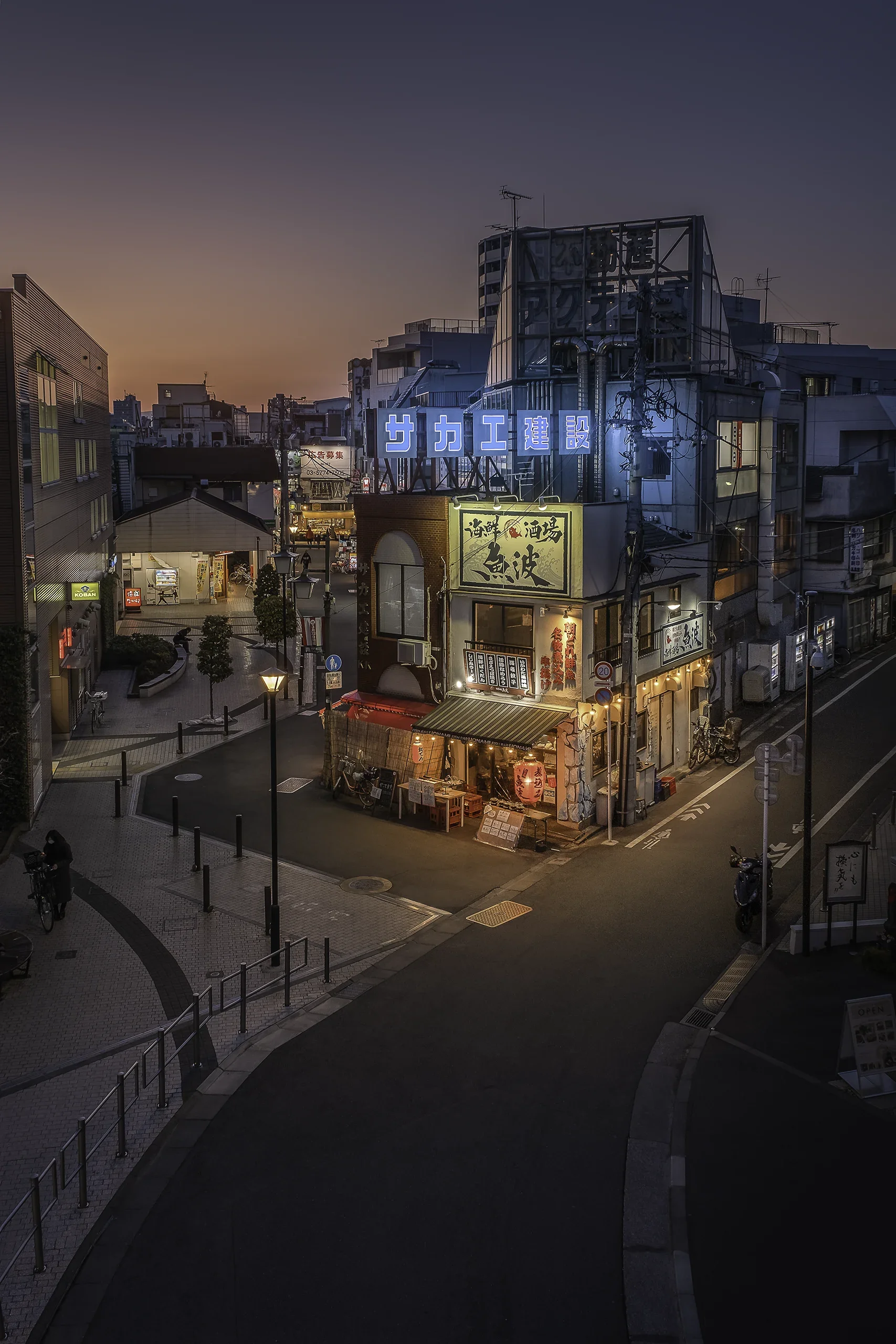 Evening Izakaya in a Tokyo Neighborhood, Japan