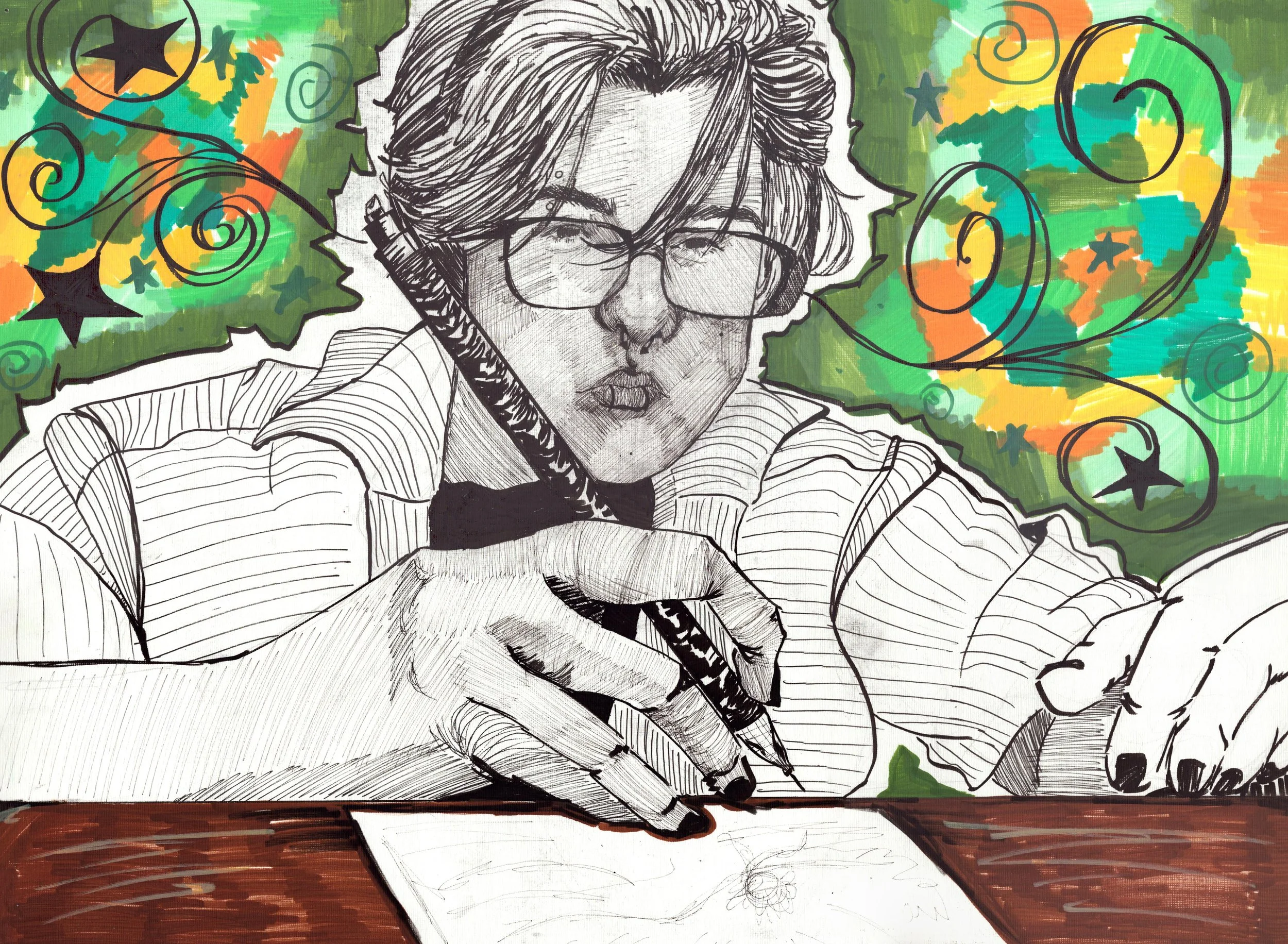 self portrait (class assignment)