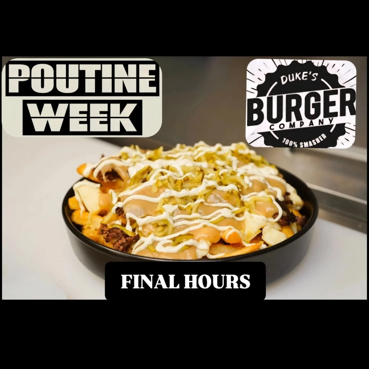 We have reached the final hours of LaPoutine Week here at the St.Adolphe Arena Canteen. 

If you haven't already, stop by and try out the Pickled &amp; Smashed
We are open until 9pm tonight !!
Call in orders always welcome 204-599-0809 

Vote here⬇️
