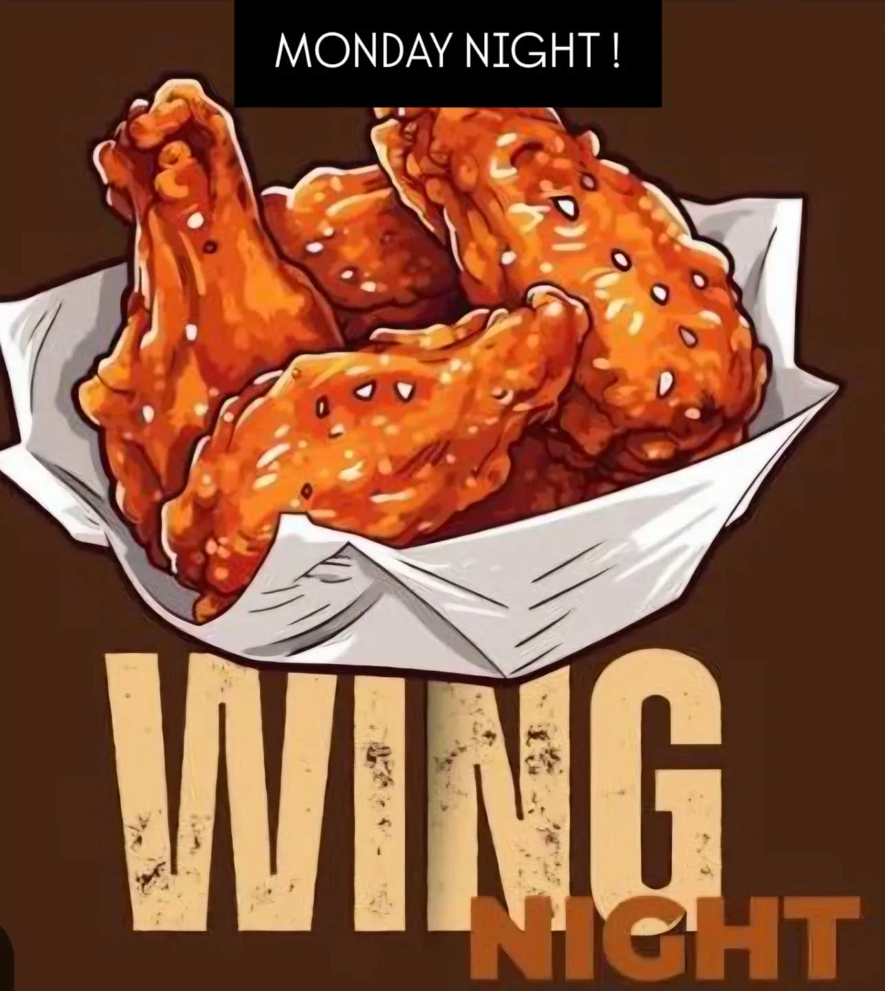 Monday Night is Wing Night at the St.Adolphe Arena Canteen!

Stop by the canteen Monday night to try some of your favorite delicious flavours!

Honey Garlic
Teriyaki 
Hot
Dill Pickle Ranch

Salt and pepper
Cajun
Lemon pepper @dcsauces
The Rubdown @dc