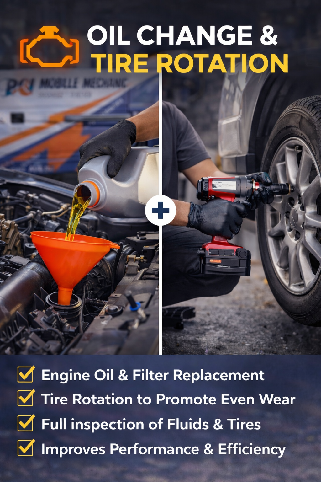 Oil Change & Tire rotation