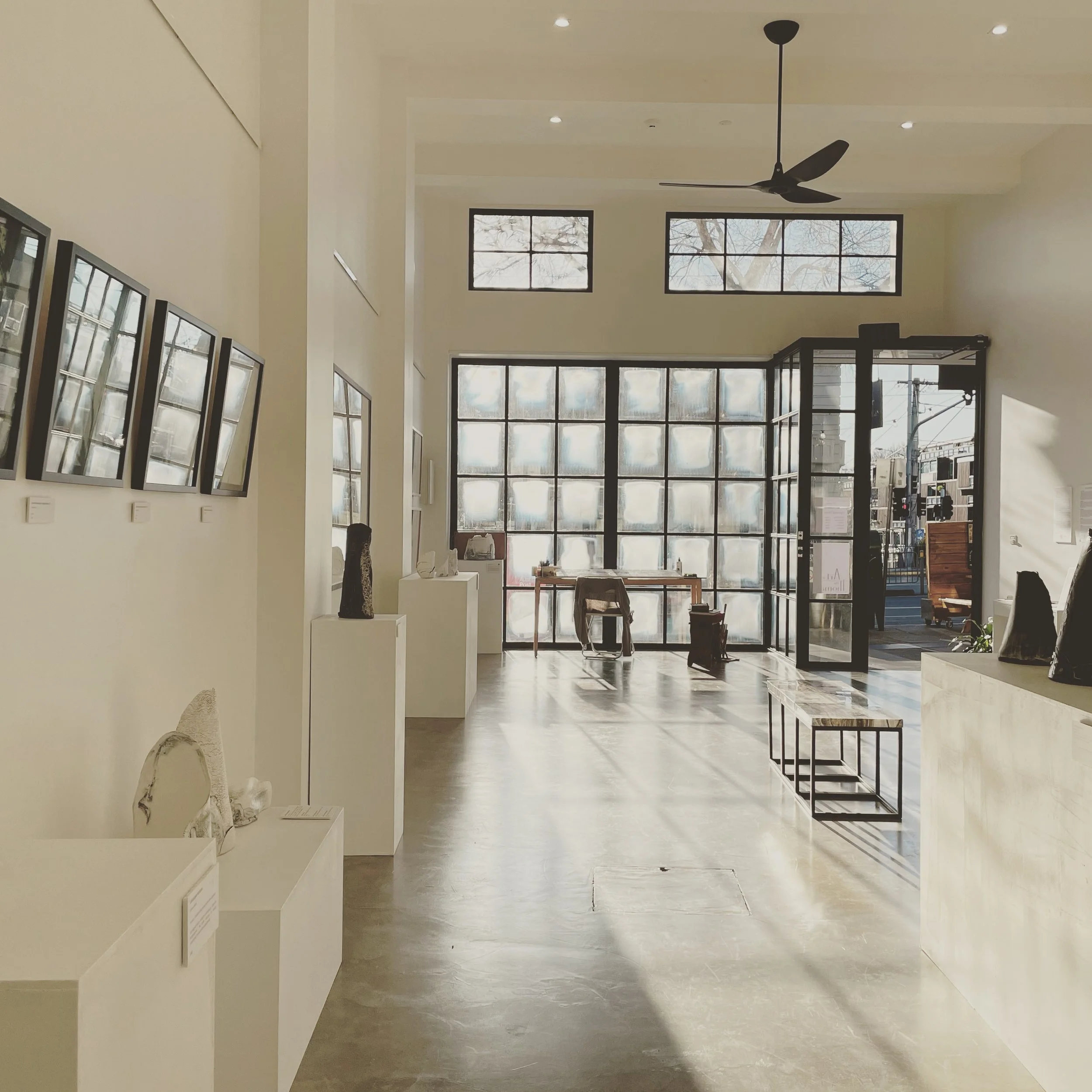 Sunlight in the gallery