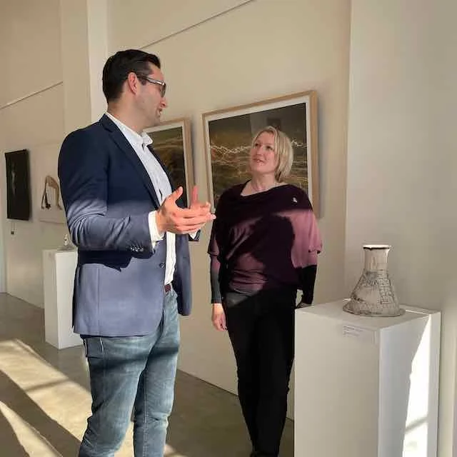 Cinda and Josh Burns, Labour MP
