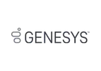 The logo for Genesys, featuring stylized text with a star-like symbol.