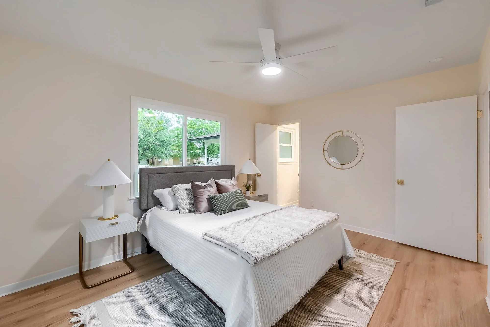 Comfortable bedroom retreat offering a bright layout and a relaxing, move-in-ready feel.
