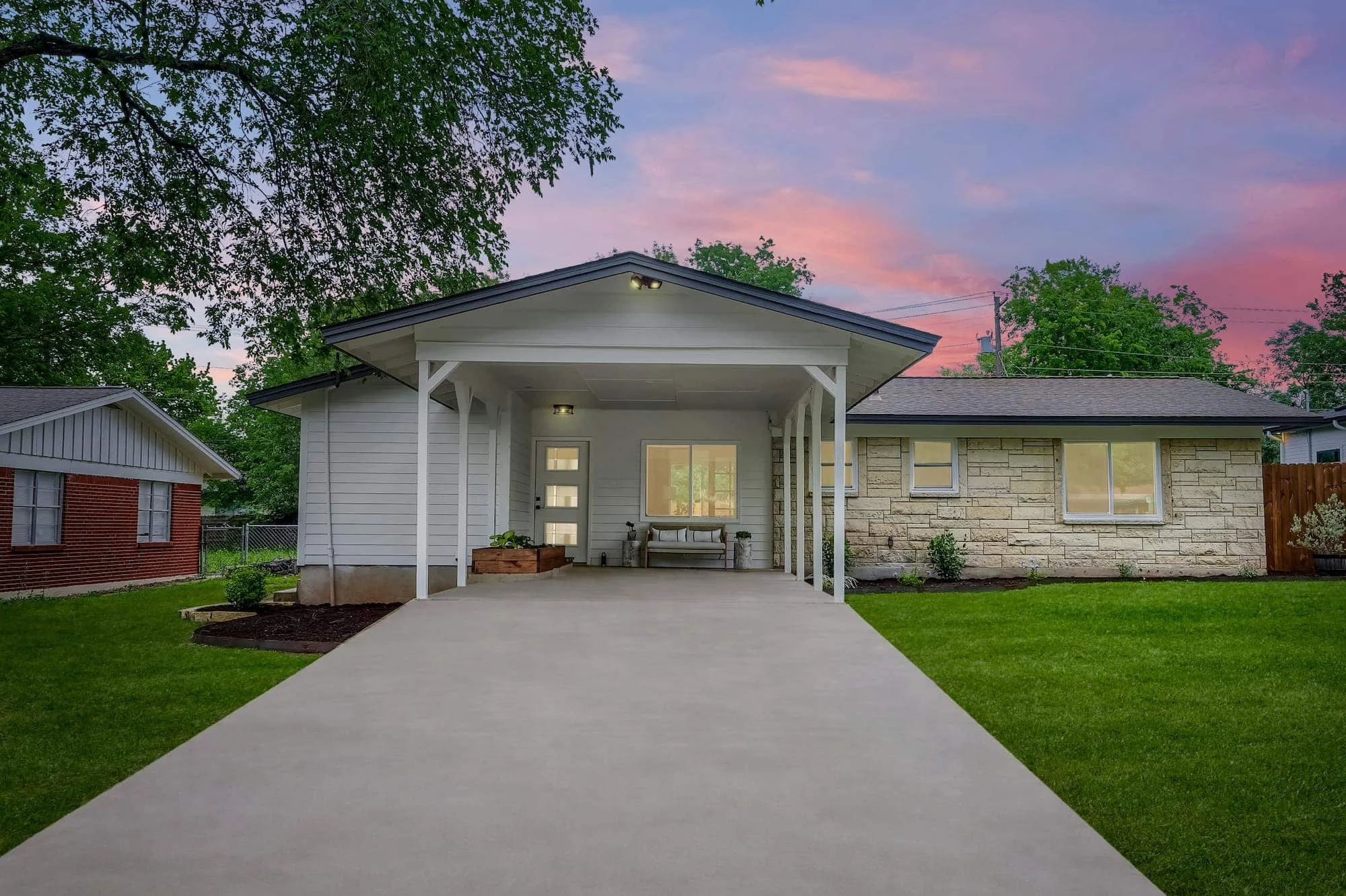 Beautifully renovated home on Eureka Drive in South Austin's Garrison Park neighborhood