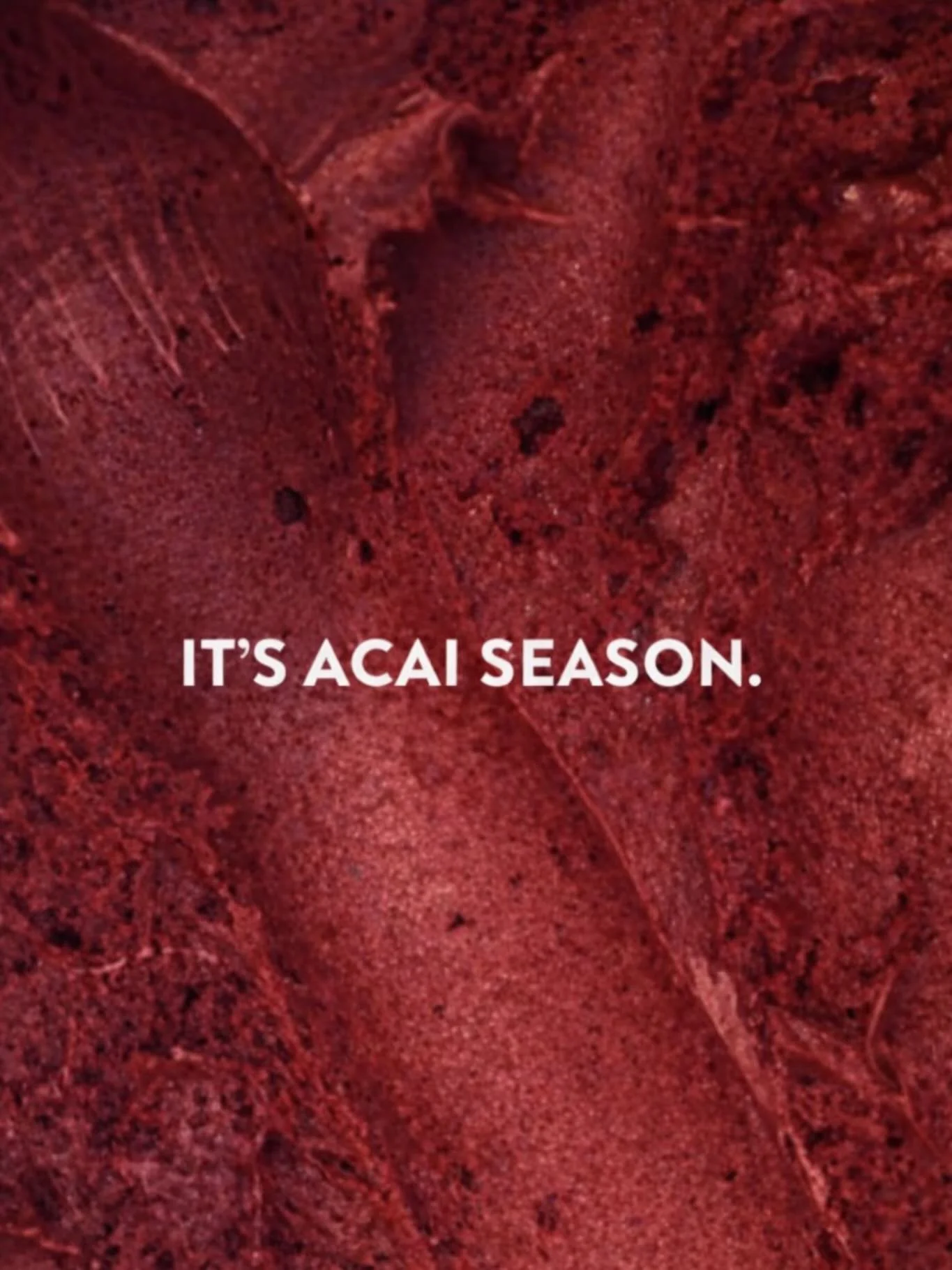 It&rsquo;s a&ccedil;a&iacute; season 💜
The superfruit your body loves is now in your daily wellness scoop. 😋