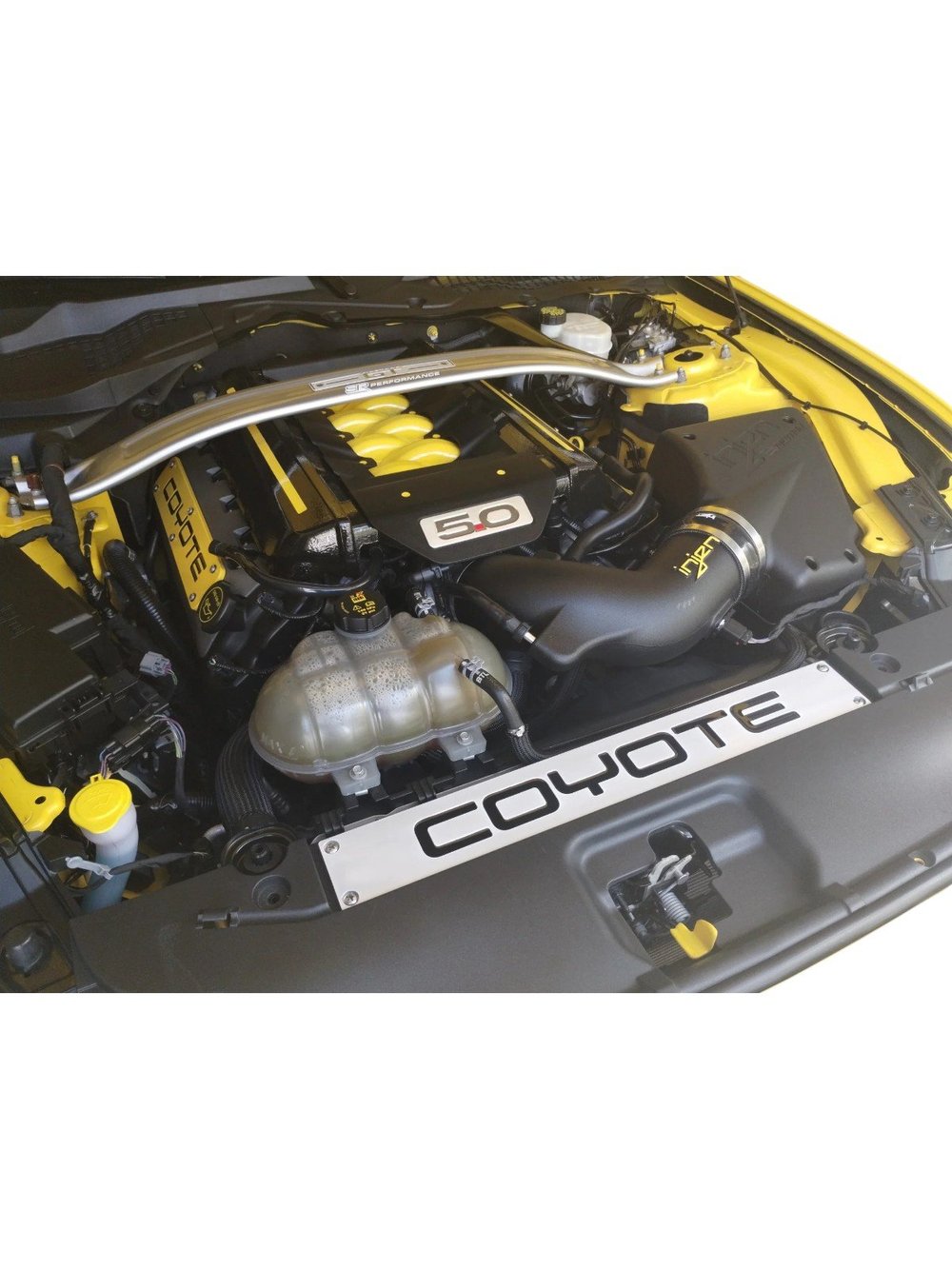 Coyote billet coil covers installed