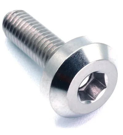 Polished titanium coil cover bolt