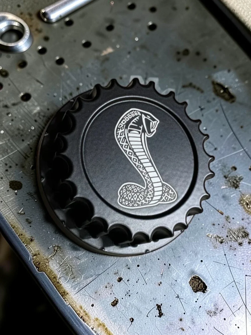 Cobra engraving