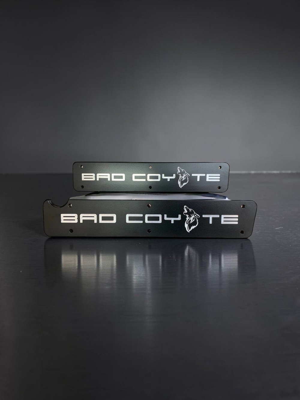 Bad Coyote engraved coil covers