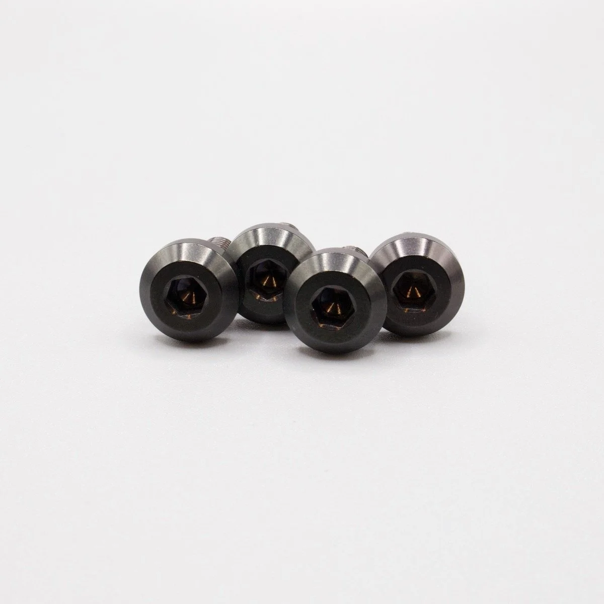 Set of black titanium coil cover bolts