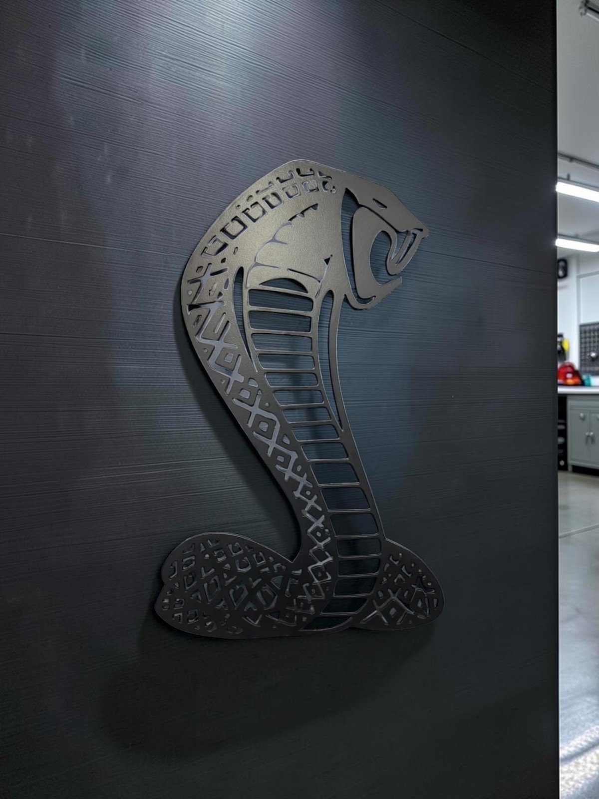 Classic Cobra Wall Art - 18_ Powdercoat Black.jpg