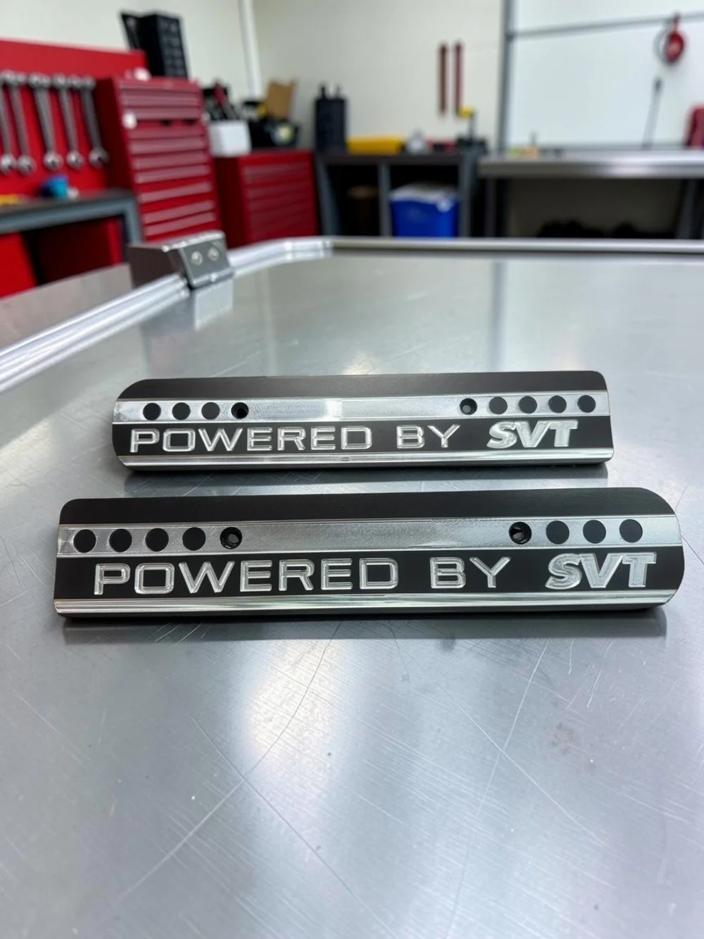 Raw machined flatline coil covers