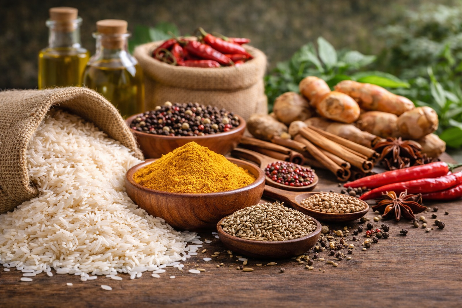 Indian Spices & Grains