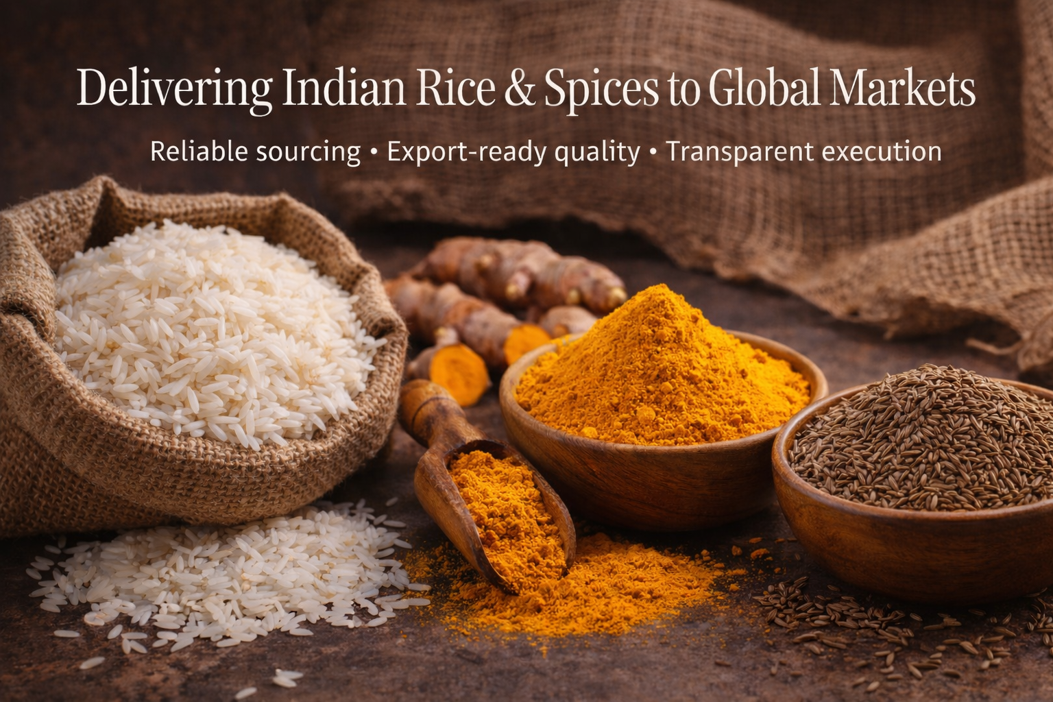 Indian Rice & Spice Exporter