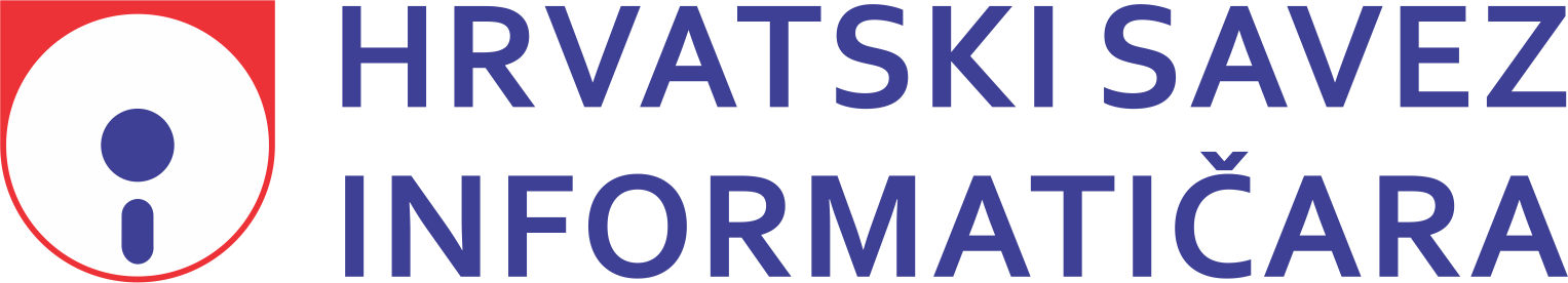 A sign in Croatian with QR code and text encouraging people to save Croatia's data.