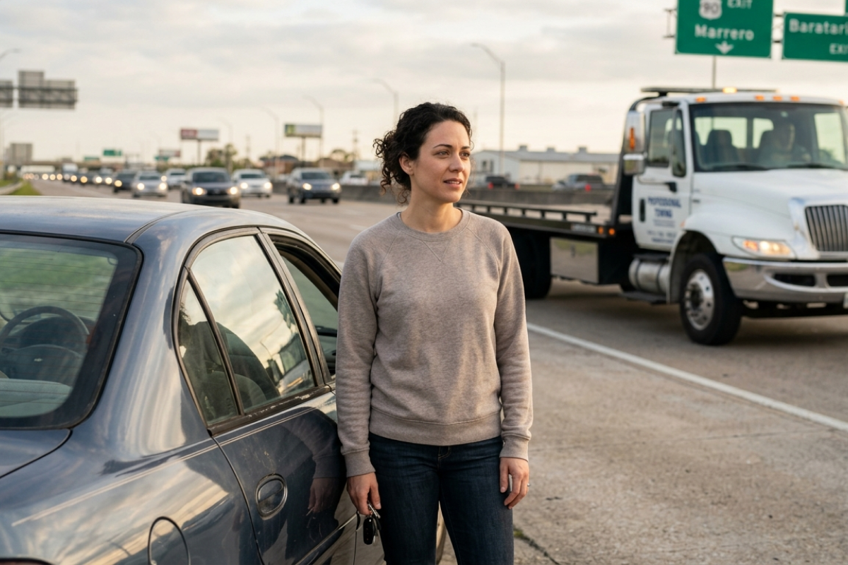 Top Reasons Drivers in Marrero LA Need Professional Towing Services