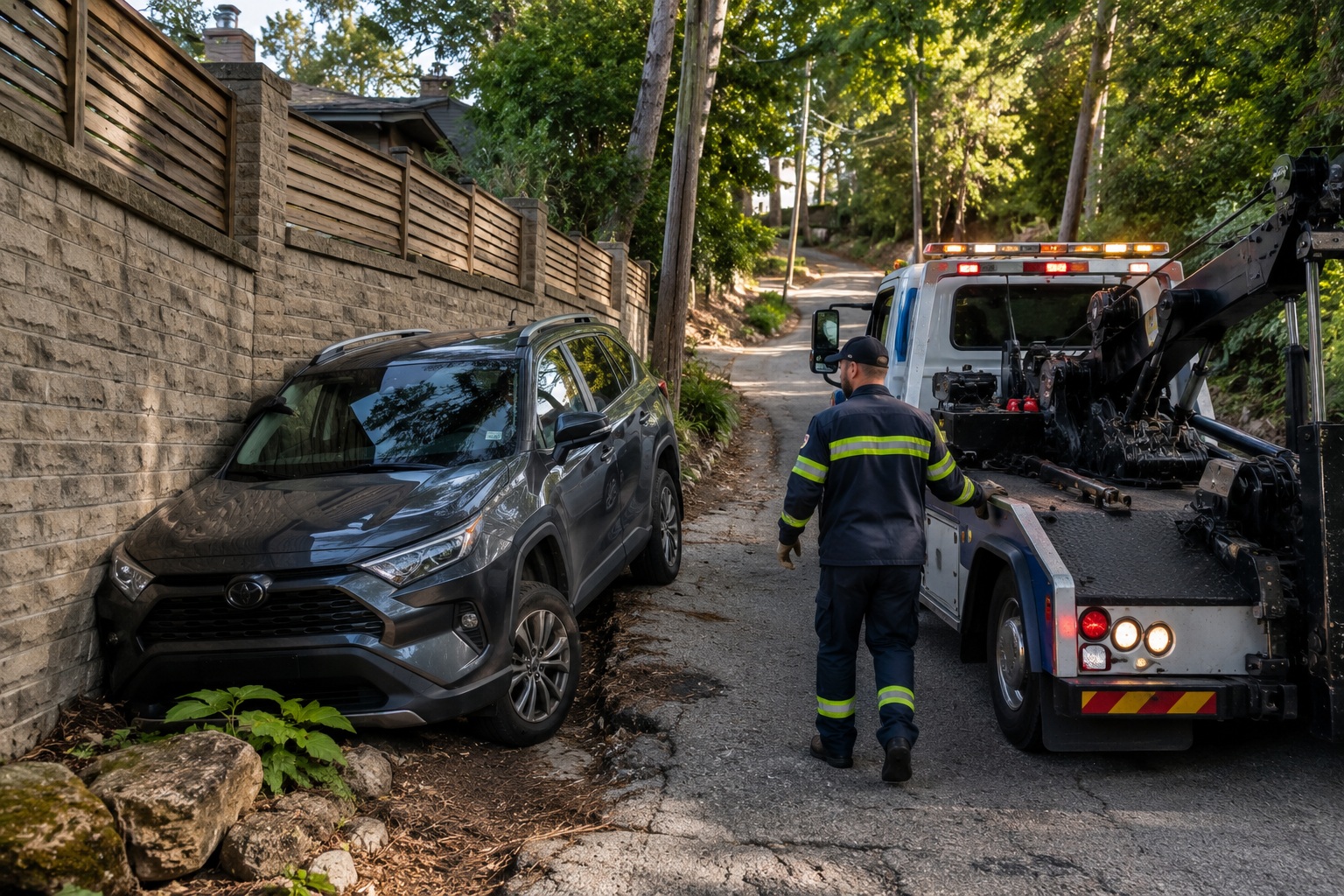 What Should You Do if Your Car Is Stuck in a Tight Residential Driveway?