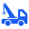 Image of a blue telescopic boom lift used for construction or maintenance work.