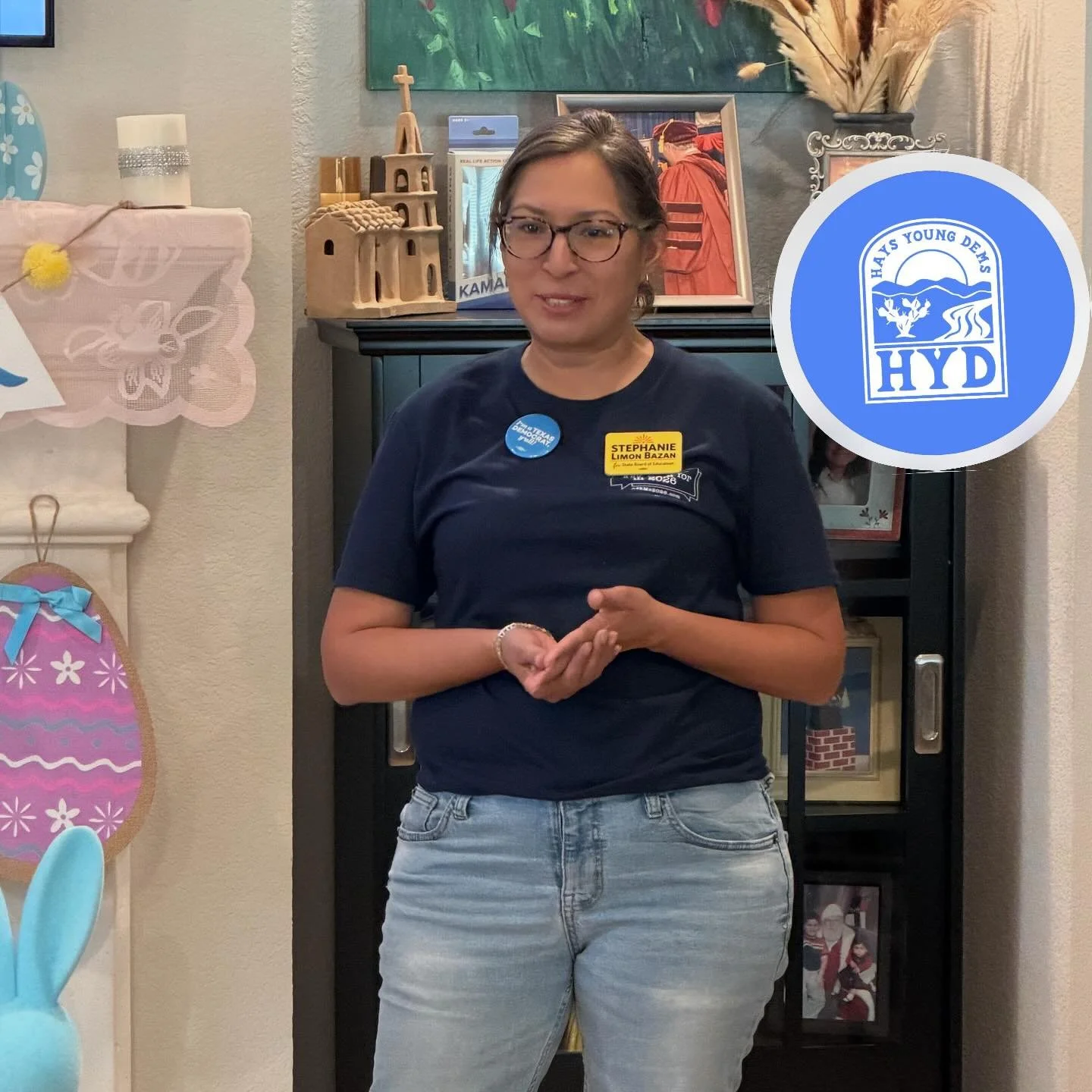 Grateful for the opportunity to join the @haysyoungdemocrats for their monthly meeting, and learn about their fundraising plans as well as upcoming events. 

Thank you! 🩵💙🩵