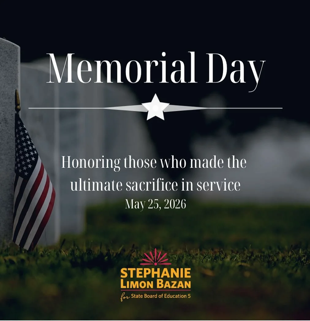 Today we honor and remember the service members who gave their lives defending our country and protecting others.

Please join the National Moment of Remembrance by pausing at 3:00 p.m. for a minute of silence and reflection to honor those who made t