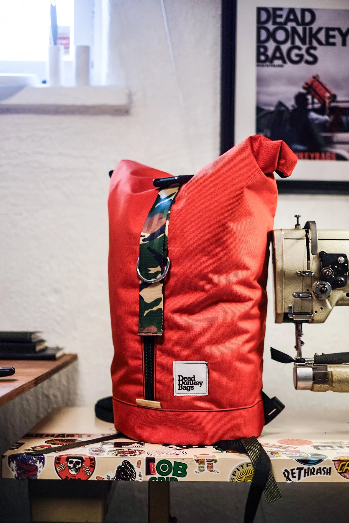 Local donkey backpack