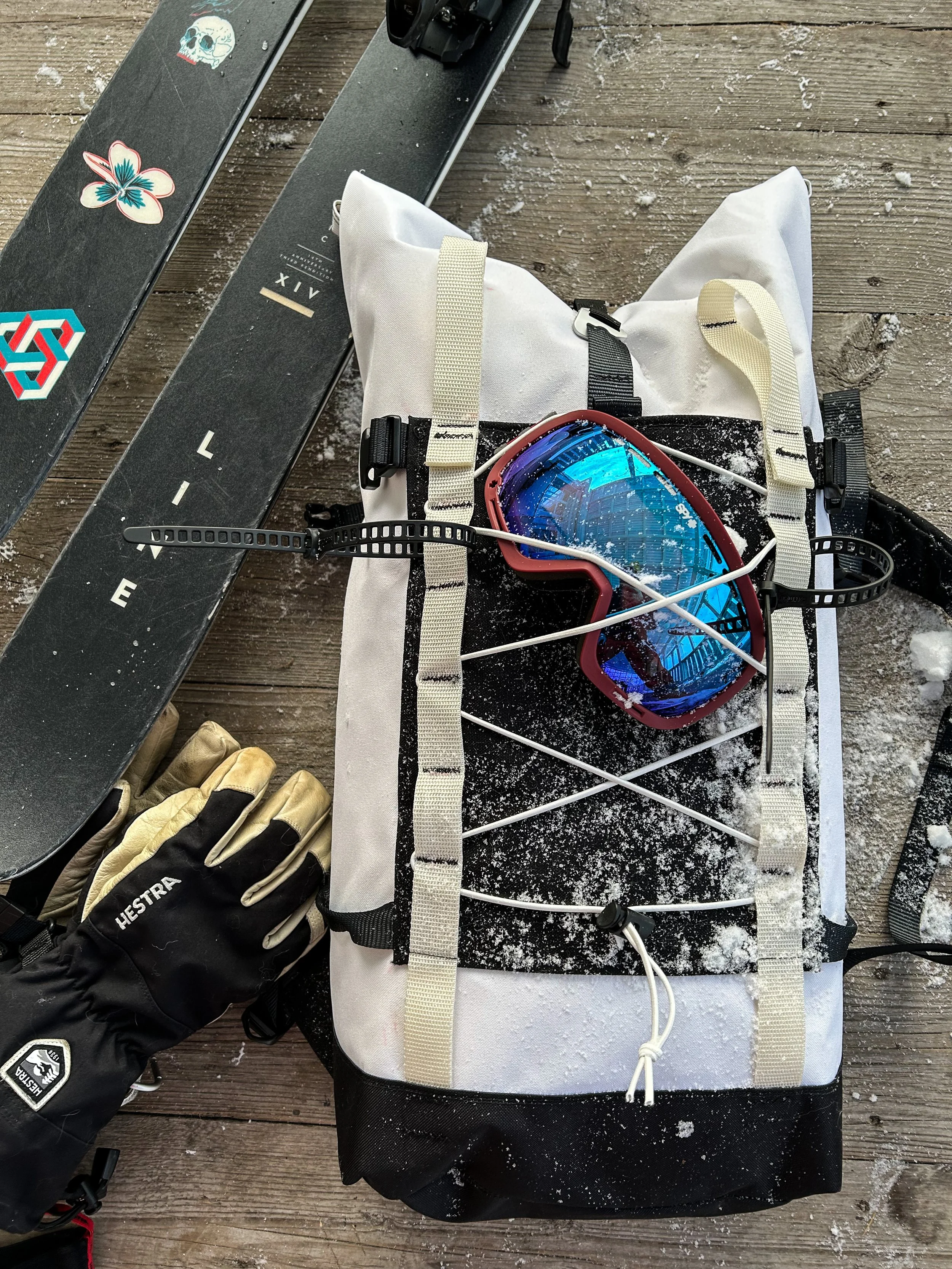 Adventure donkey, ski touring custom