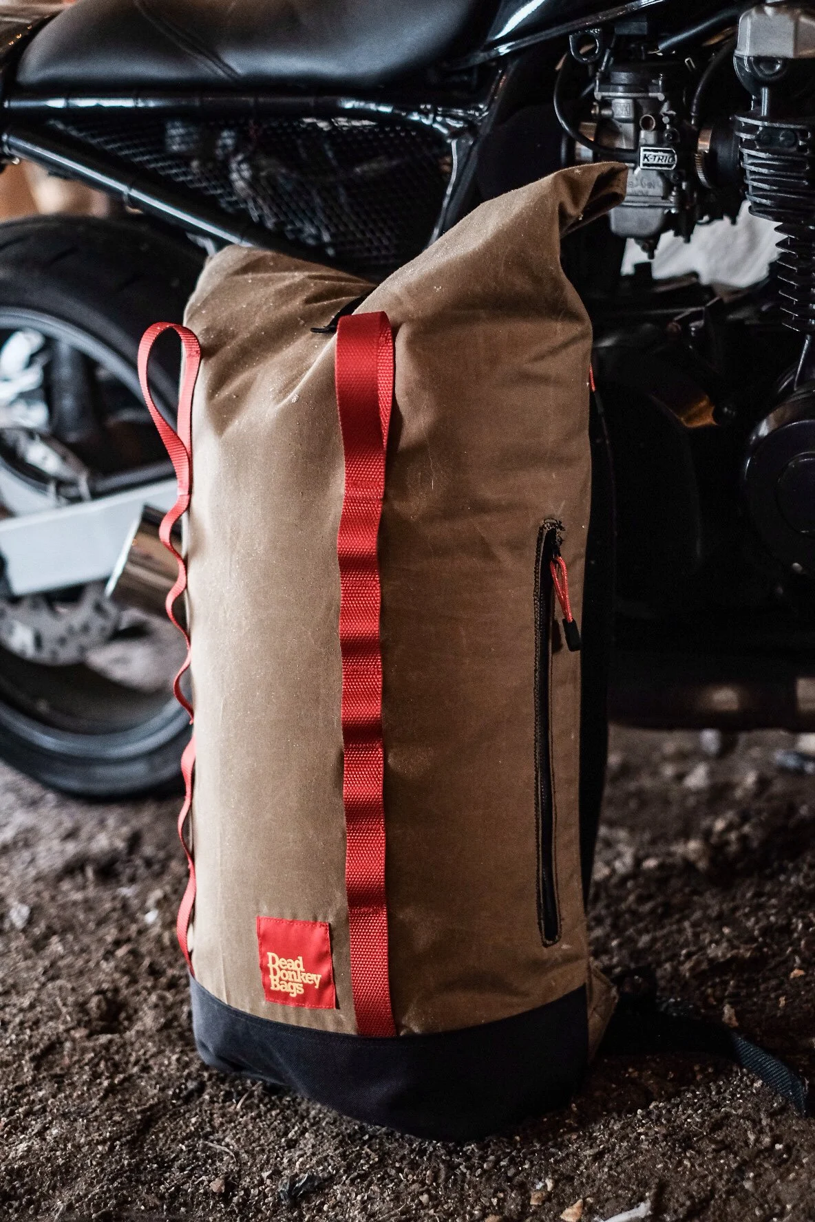 Adventure donkey, waxed canvas custom